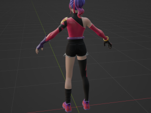 Tracy Trouble - Fortnite 3Dモデル