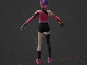 Tracy Trouble - Fortnite 3D Model