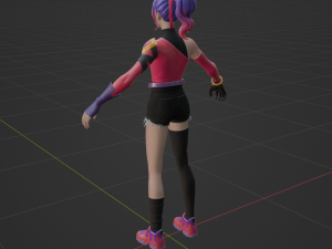 Tracy Trouble - Fortnite 3Dモデル