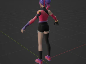 Tracy Trouble - Fortnite 3D Model