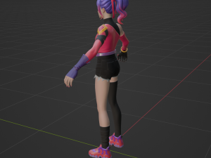 Tracy Trouble - Fortnite 3Dモデル