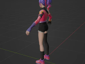 Tracy Trouble - Fortnite 3D Model