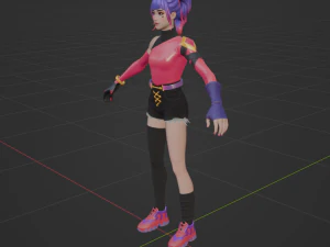 Tracy Trouble - Fortnite 3D Model