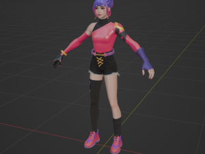 Tracy Trouble - Fortnite 3Dモデル
