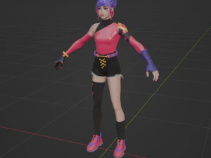 Tracy Trouble - Fortnite 3D Model
