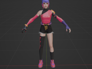 Tracy Trouble - Fortnite 3Dモデル
