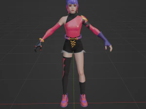 Tracy Trouble - Fortnite 3D Model