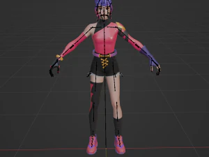 Tracy Trouble - Fortnite 3D Model