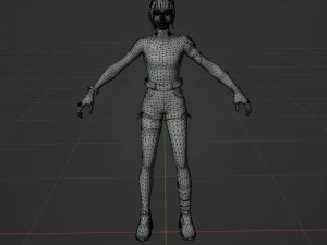 Tracy Trouble - Fortnite 3D Model