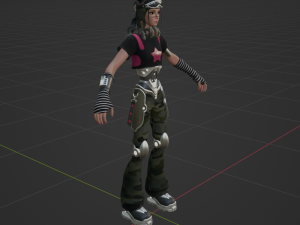 Renegade Runner - Fortnite Modèle 3D