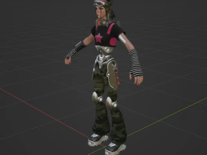 Renegade Runner - Fortnite 3D Model