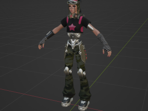 Renegade Runner - Fortnite Modèle 3D