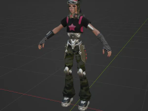 Renegade Runner - Fortnite 3D Model