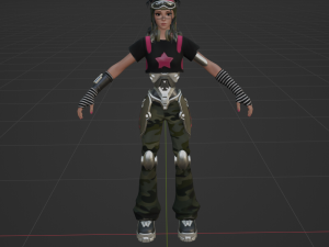 Renegade Runner - Fortnite Modèle 3D