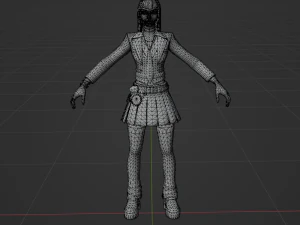 Vivica Saint - Fortnite 3D Model