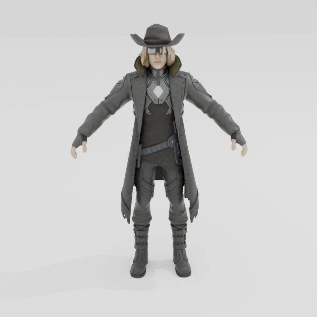 The Rogue Laroi - Fortnite Modello 3D .c4d .max .obj .3ds .fbx .stl .blend 