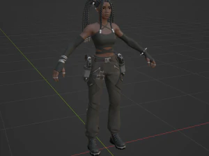 Nia - Fortnite 3D Model