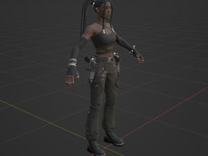 Nia - Fortnite 3D 模型