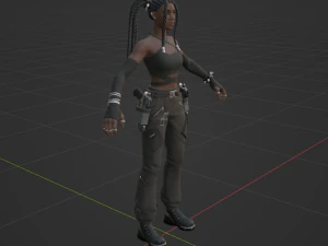 Nia - Fortnite 3D Model