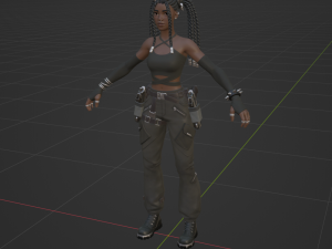 Nia - Fortnite 3D 模型