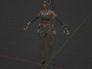 Nia - Fortnite 3D Model