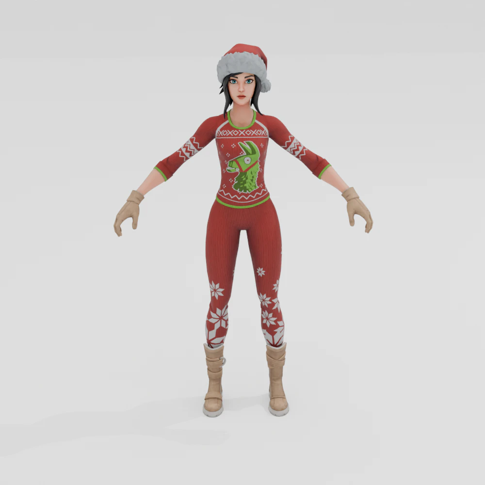 Jolly Jammer - Fortnite 3D Model .c4d .max .obj .3ds .fbx .stl .blend 