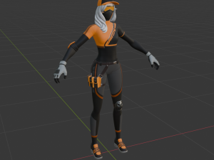 Runway Racer - Fortnite Model 3D