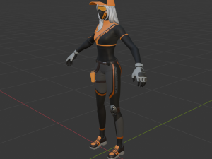 Runway Racer - Fortnite Model 3D