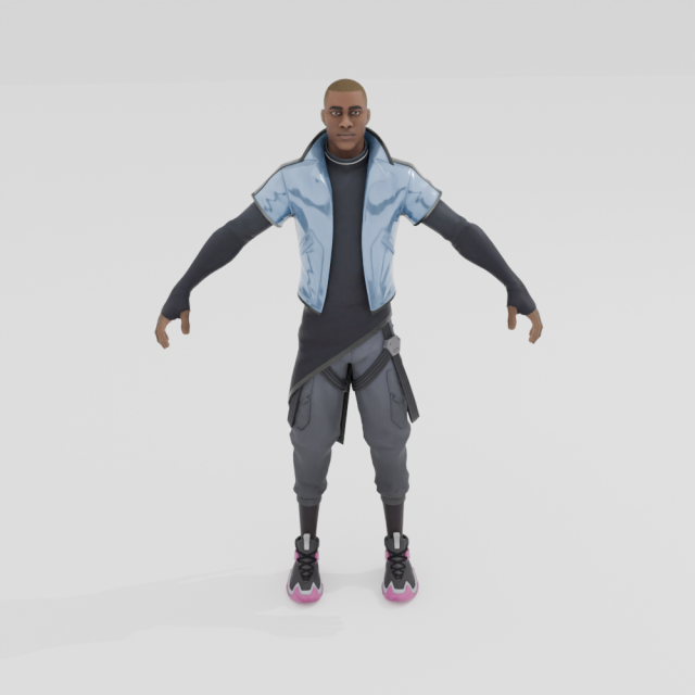 Quickchange - Fortnite 3D Model .c4d .max .obj .3ds .fbx .stl .blend 