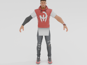 Patrick Mahomes - Fortnite Model 3D