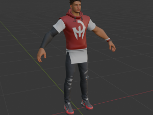 Patrick Mahomes - Fortnite Modelo 3D
