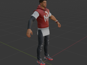 Patrick Mahomes - Fortnite Modelo 3D