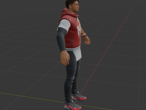 Patrick Mahomes - Fortnite Modelo 3D