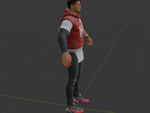 Patrick Mahomes - Fortnite 3D Model