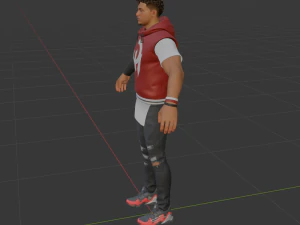 Patrick Mahomes - Fortnite 3D Model
