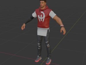 Patrick Mahomes - Fortnite Modelo 3D