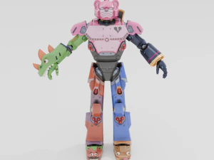 Mecha Team Leader - Fortnite 3D Model