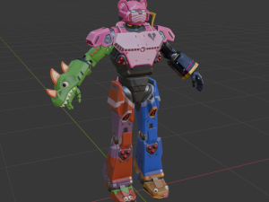 Mecha Team Leader - Fortnite 3D Модель