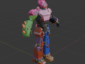 Mecha Team Leader - Fortnite 3D Модель