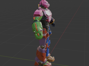 Mecha Team Leader - Fortnite 3D Модель