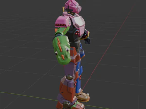 Mecha Team Leader - Fortnite 3D Model