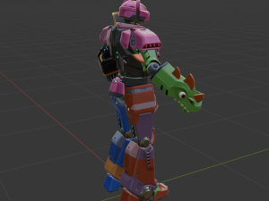 Mecha Team Leader - Fortnite 3D Модель
