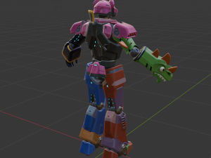 Mecha Team Leader - Fortnite 3D Модель