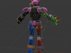 Mecha Team Leader - Fortnite 3D Модель