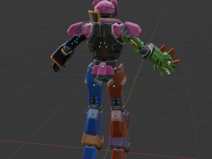 Mecha Team Leader - Fortnite 3D Model