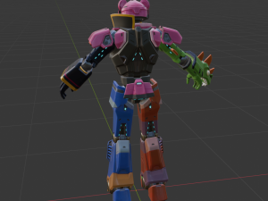 Mecha Team Leader - Fortnite 3D Модель
