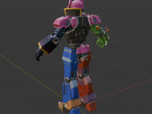 Mecha Team Leader - Fortnite 3D Модель