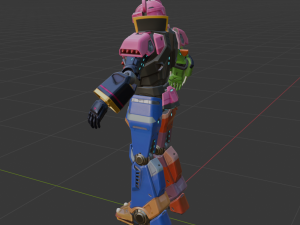Mecha Team Leader - Fortnite 3D Модель