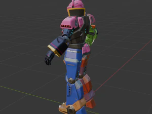 Mecha Team Leader - Fortnite 3D Model