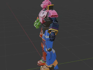 Mecha Team Leader - Fortnite 3D Model